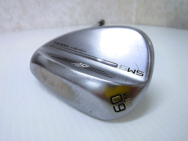 タイトリスト ボーケイ ウェッジ スピンミルド SM9 (ツアークロム)60 タイトリスト ボーケイ ウェッジ スピンミルド SM9 (ツアークロム)60.08M(日本仕様) D/G/SW/60/WEDGE/35/B