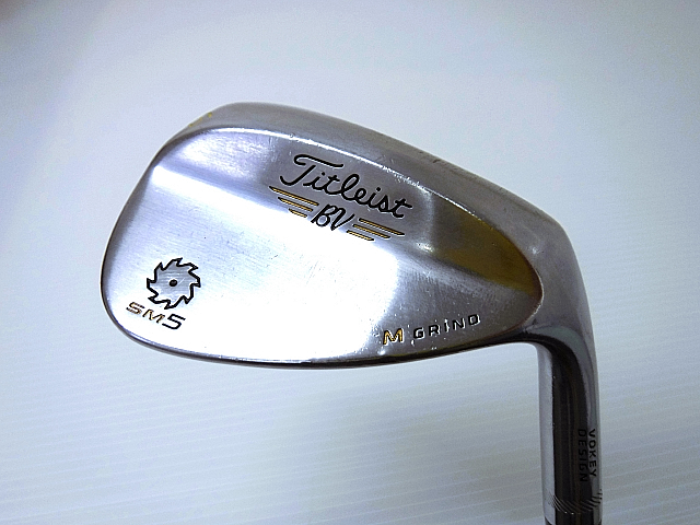 タイトリスト ボーケイ ウェッジ スピンミルド SM5 (ツアークロム)56.10M(日本仕様) D/G/SW/56/S-200/35.25/B